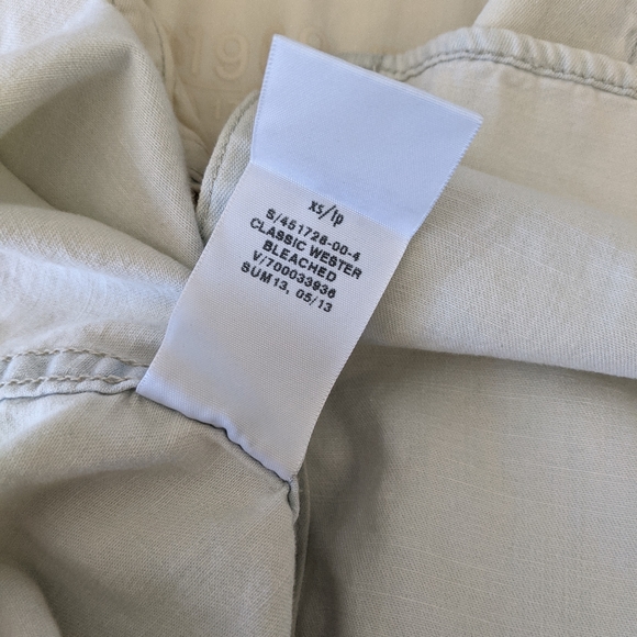 GAP Bleached Denim Shirt, XS - Picture 2 of 9